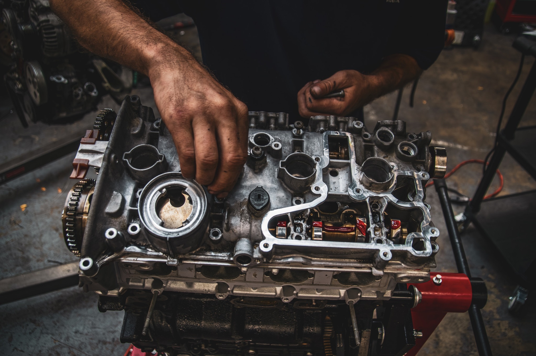 Engine rebuild detail 6